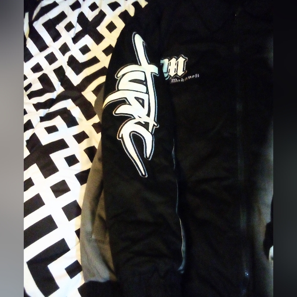 MAKAVELI BRANDED (TUPAC) Vintage Collectable Graphics Jacket Men's XL Black - Picture 7 of 16